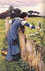 waterhouse The Flower Picker by John William Waterhouse